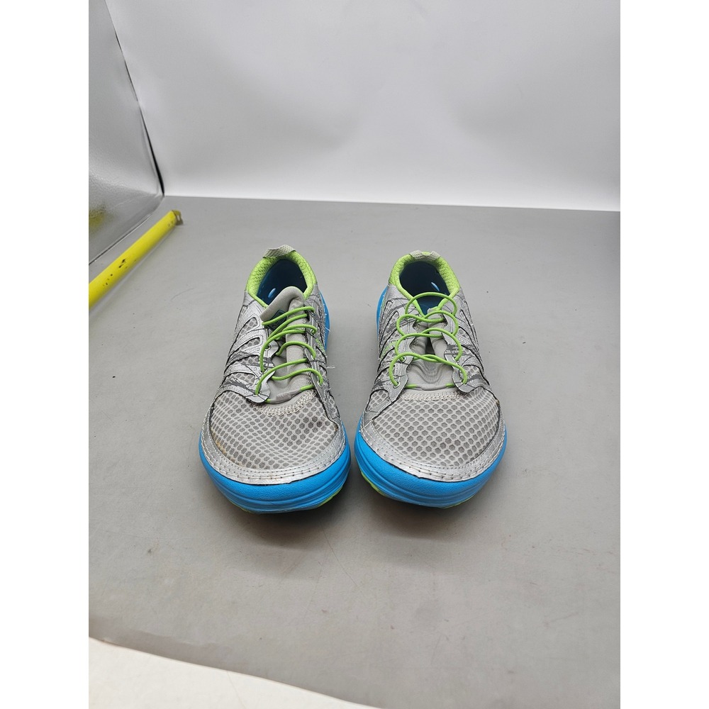 New Balance Minimus WO70GG Womens 10 Silver Blue Green Running Shoes